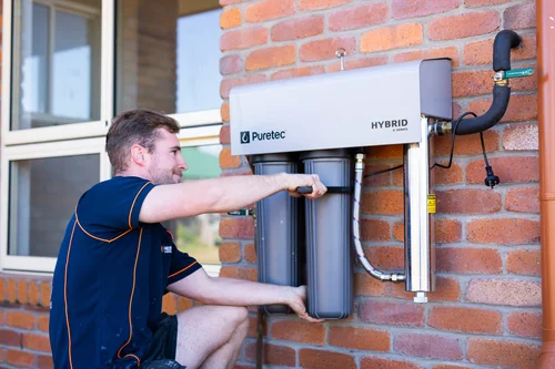 Henry's gas fitter at work on site